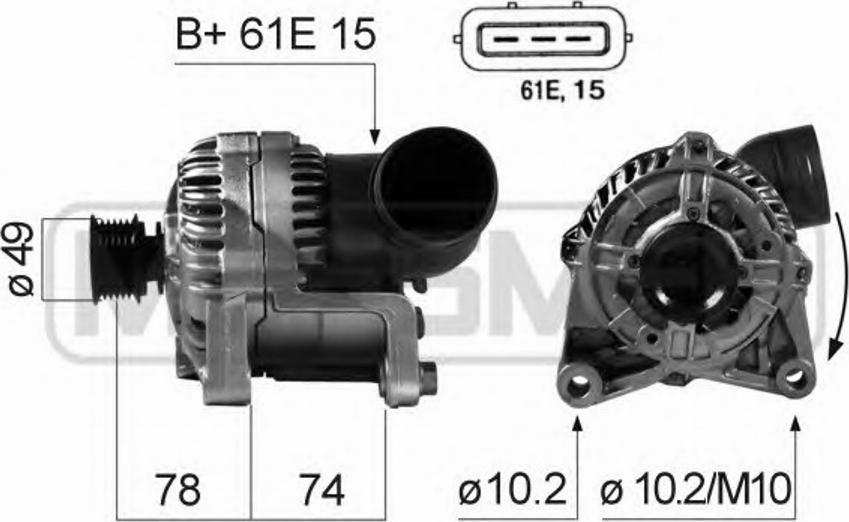 Messmer 210164 - Alternator furqanavto.az