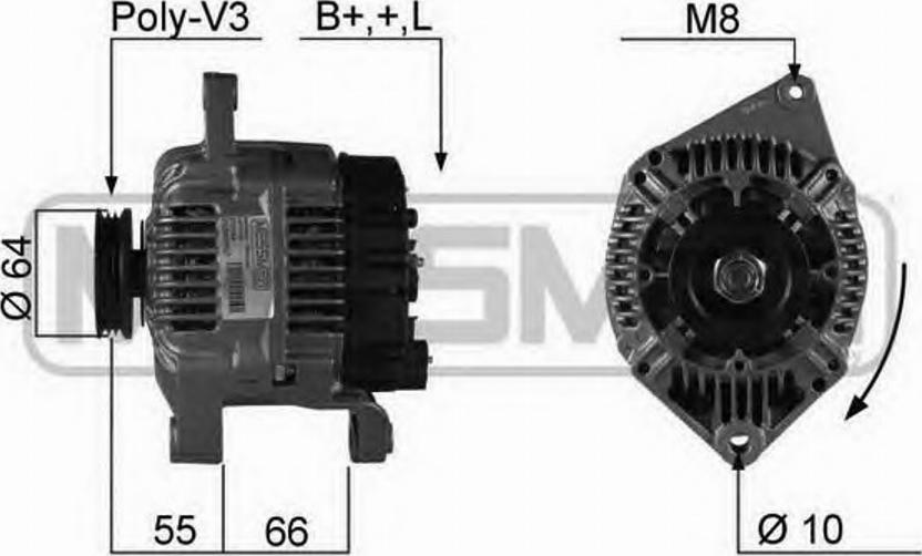 Messmer 210166 - Alternator furqanavto.az