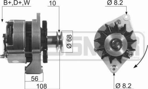 Messmer 210108A - Alternator furqanavto.az