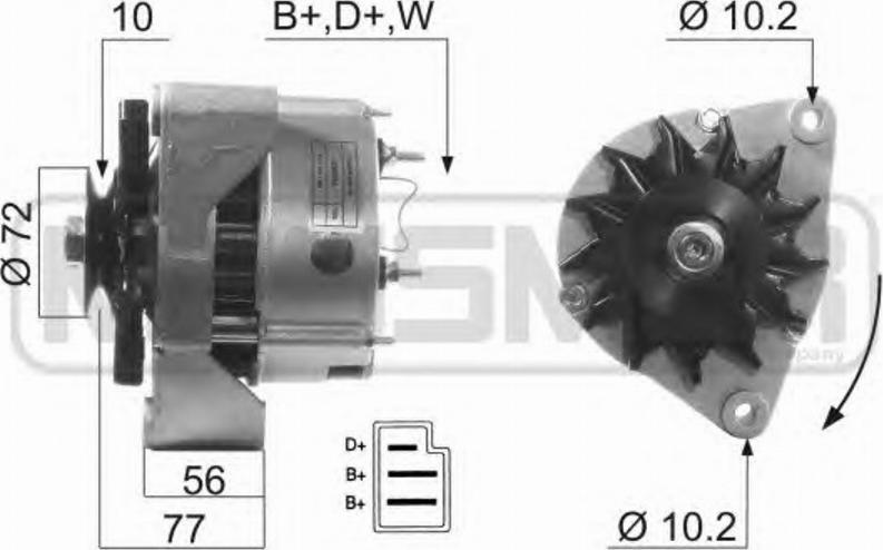 Messmer 210111 - Alternator furqanavto.az