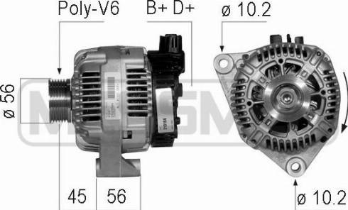 Messmer 210184A - Alternator furqanavto.az