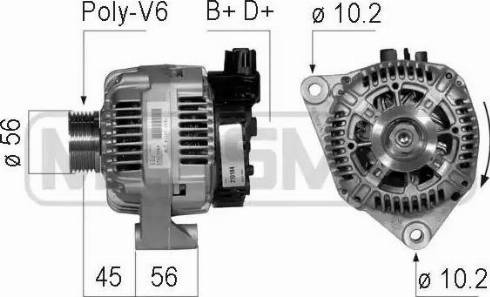 Messmer 210184 - Alternator furqanavto.az