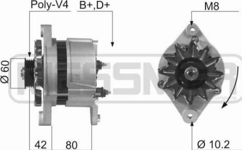 Messmer 210182R - Alternator furqanavto.az