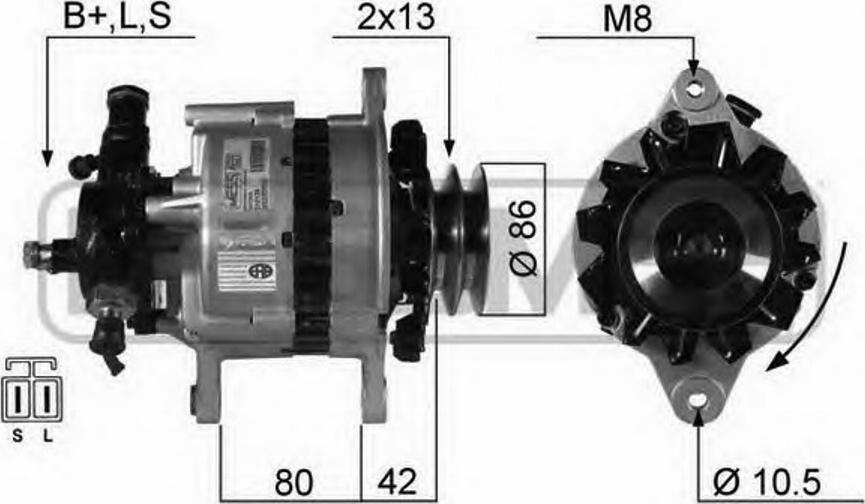 Messmer 210135 - Alternator furqanavto.az