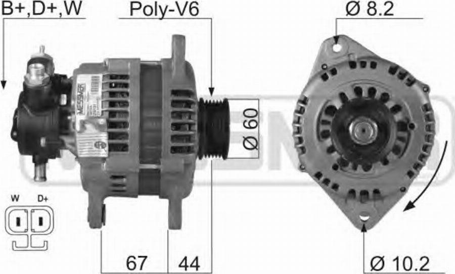 Messmer 210131 - Alternator furqanavto.az