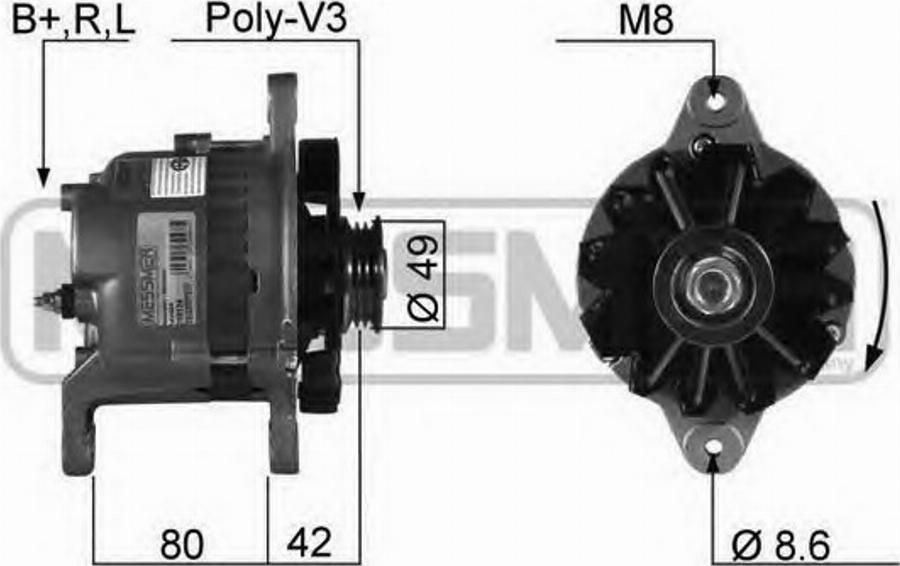 Messmer 210124 - Alternator furqanavto.az