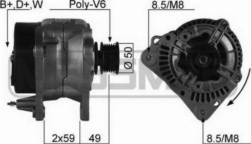 Messmer 210120A - Alternator furqanavto.az