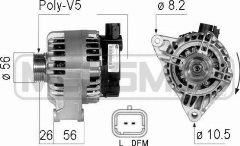 Messmer 210123R - Alternator furqanavto.az