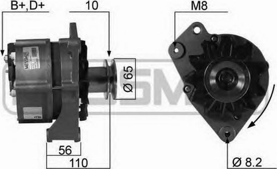 Messmer 210174 - Alternator furqanavto.az