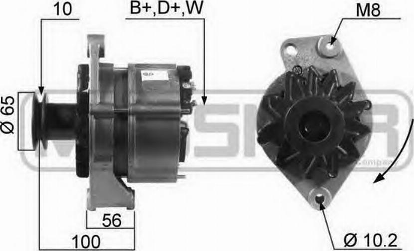 Messmer 210173 - Alternator furqanavto.az