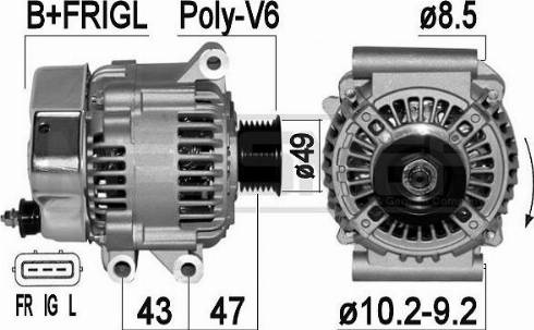 Messmer 210895A - Alternator furqanavto.az