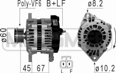 Messmer 210845A - Alternator furqanavto.az