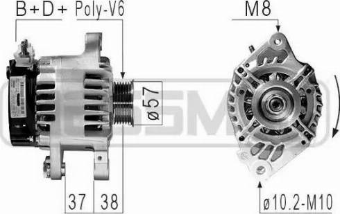 Messmer 210841 - Alternator furqanavto.az