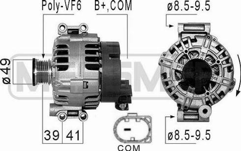 Messmer 210855R - Alternator furqanavto.az