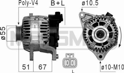 Messmer 210857A - Alternator furqanavto.az