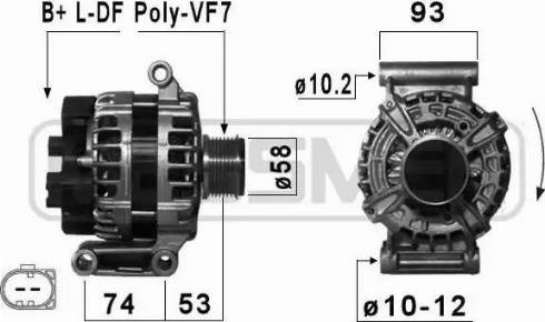 Messmer 210862 - Alternator furqanavto.az