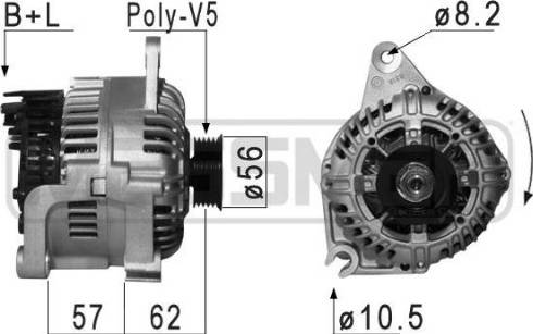 Messmer 210867A - Alternator furqanavto.az