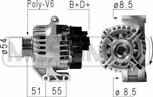 Messmer 210839 - Alternator furqanavto.az