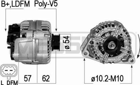 Messmer 210834A - Alternator furqanavto.az