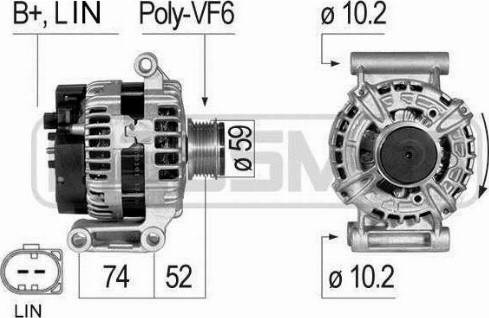 Messmer 210835A - Alternator furqanavto.az