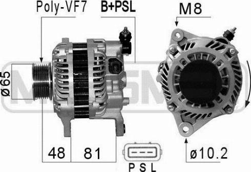 Messmer 210838A - Alternator furqanavto.az