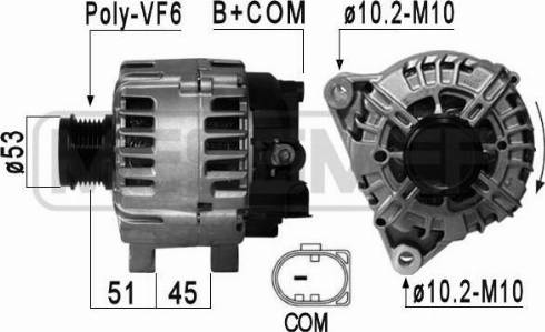 Messmer 210877A - Alternator furqanavto.az