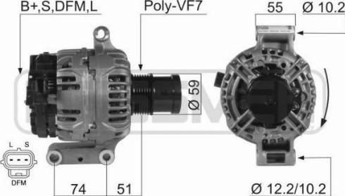 Messmer 210399A - Alternator furqanavto.az