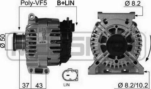 Messmer 210395A - Alternator furqanavto.az