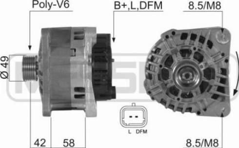 Messmer 210390R - Alternator furqanavto.az