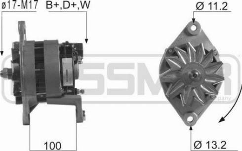 Messmer 210393A - Alternator furqanavto.az