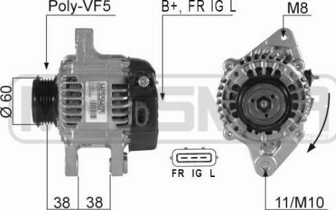 Messmer 210392R - Alternator furqanavto.az