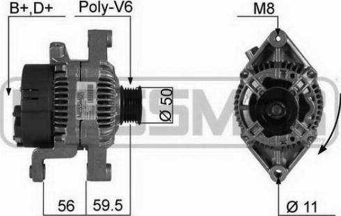 Messmer 210349R - Alternator furqanavto.az