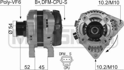 Messmer 210358A - Alternator furqanavto.az