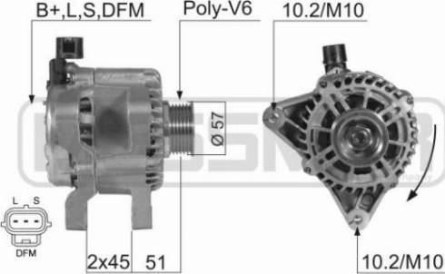 Messmer 210360A - Alternator furqanavto.az