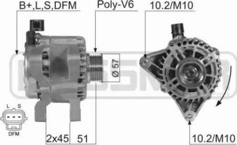 Messmer 210360 - Alternator furqanavto.az