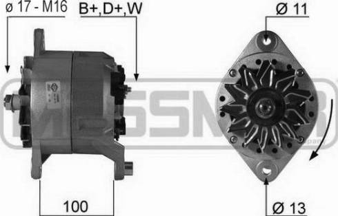 Messmer 210305A - Alternator furqanavto.az