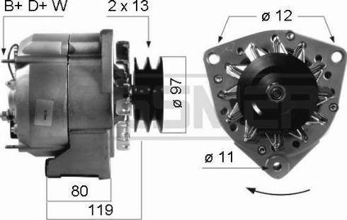 Messmer 210306A - Alternator furqanavto.az