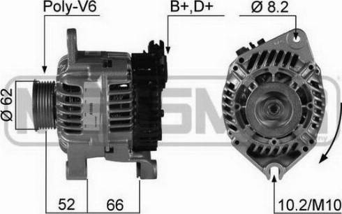 Messmer 210337R - Alternator furqanavto.az