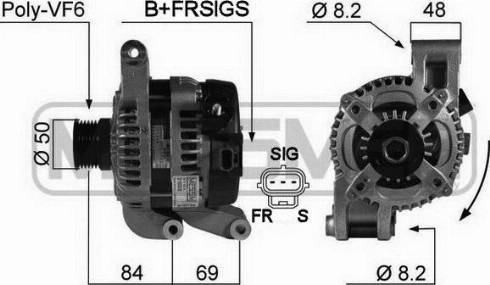 Messmer 210328A - Alternator furqanavto.az