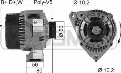 Messmer 210291R - Alternator furqanavto.az