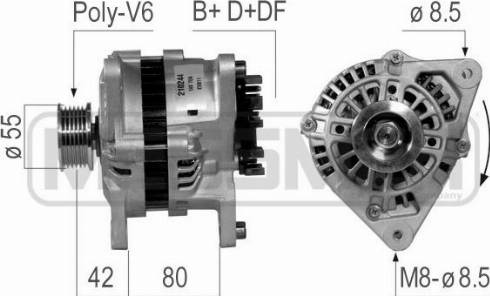 Messmer 210244A - Alternator furqanavto.az