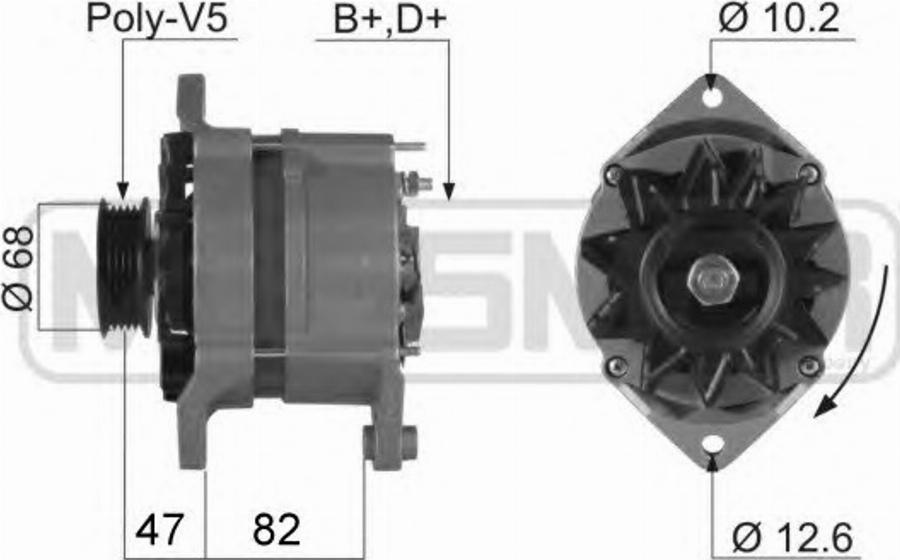 Messmer 210240 - Alternator furqanavto.az