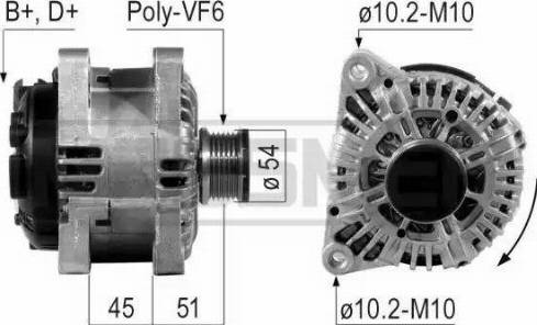 Messmer 210243 - Alternator furqanavto.az