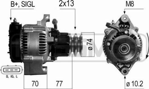 Messmer 210267A - Alternator furqanavto.az