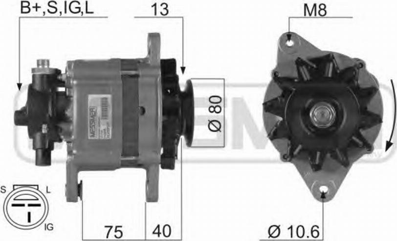 Messmer 210288 - Alternator furqanavto.az