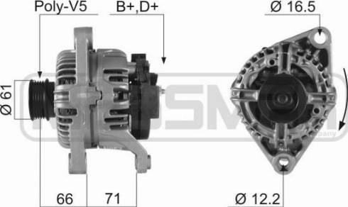 Messmer 210287A - Alternator furqanavto.az