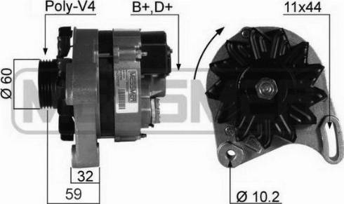 Messmer 210230A - Alternator furqanavto.az