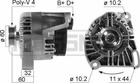 Messmer 210237A - Alternator furqanavto.az