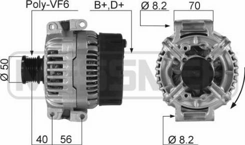 Messmer 210272A - Alternator furqanavto.az