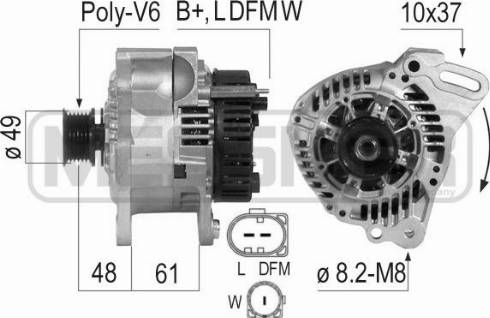 Messmer 210795A - Alternator furqanavto.az